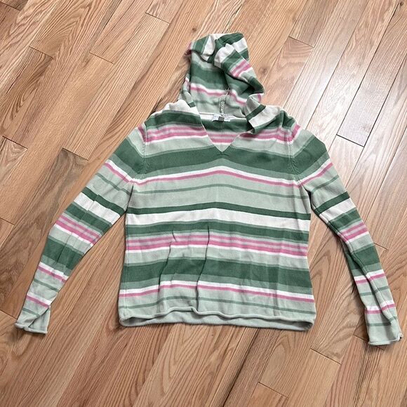 Sonoma Striped Sweater V Neck Size Large - Picture 1 of 3